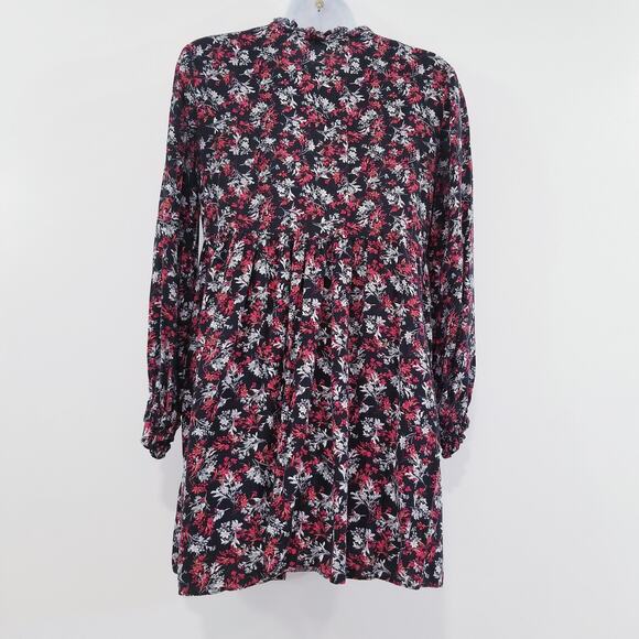 ZARA Floral Multicolored mini dress - Picture 6 of 7